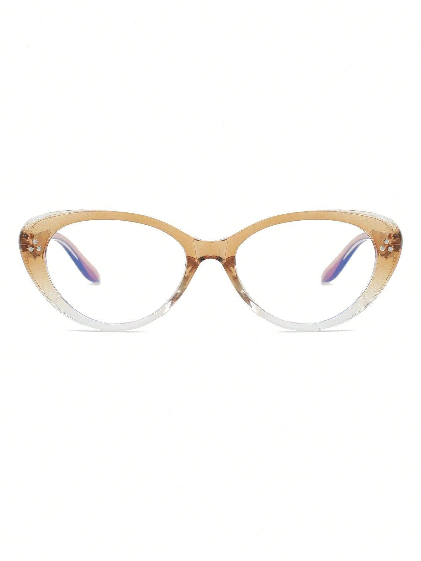 Ombre Cat Eye Minimalist Non-Prescription Glasses
