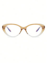 Ombre Cat Eye Minimalist Non-Prescription Glasses