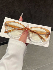 Ombre Cat Eye Minimalist Non-Prescription Glasses