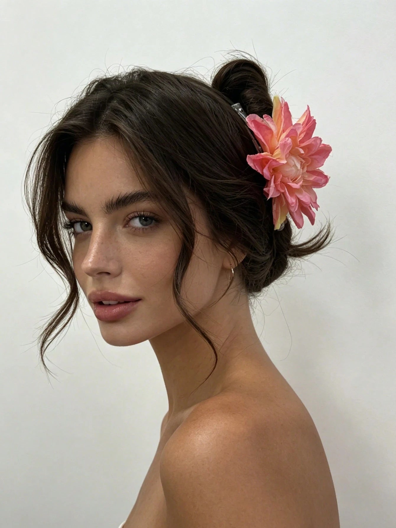 1pc Bohemian Extra Large Floral Hair Clip