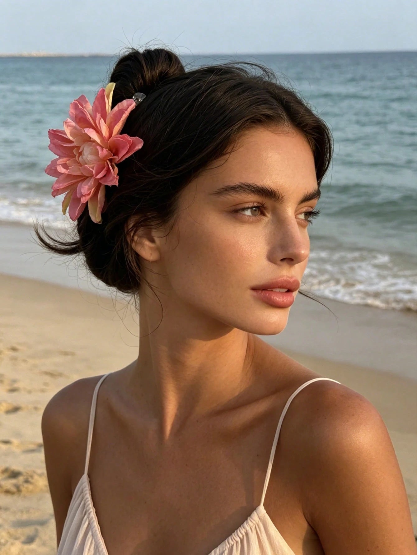 1pc Bohemian Extra Large Floral Hair Clip