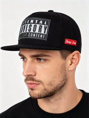 1pc Flat-Brim Baseball Cap