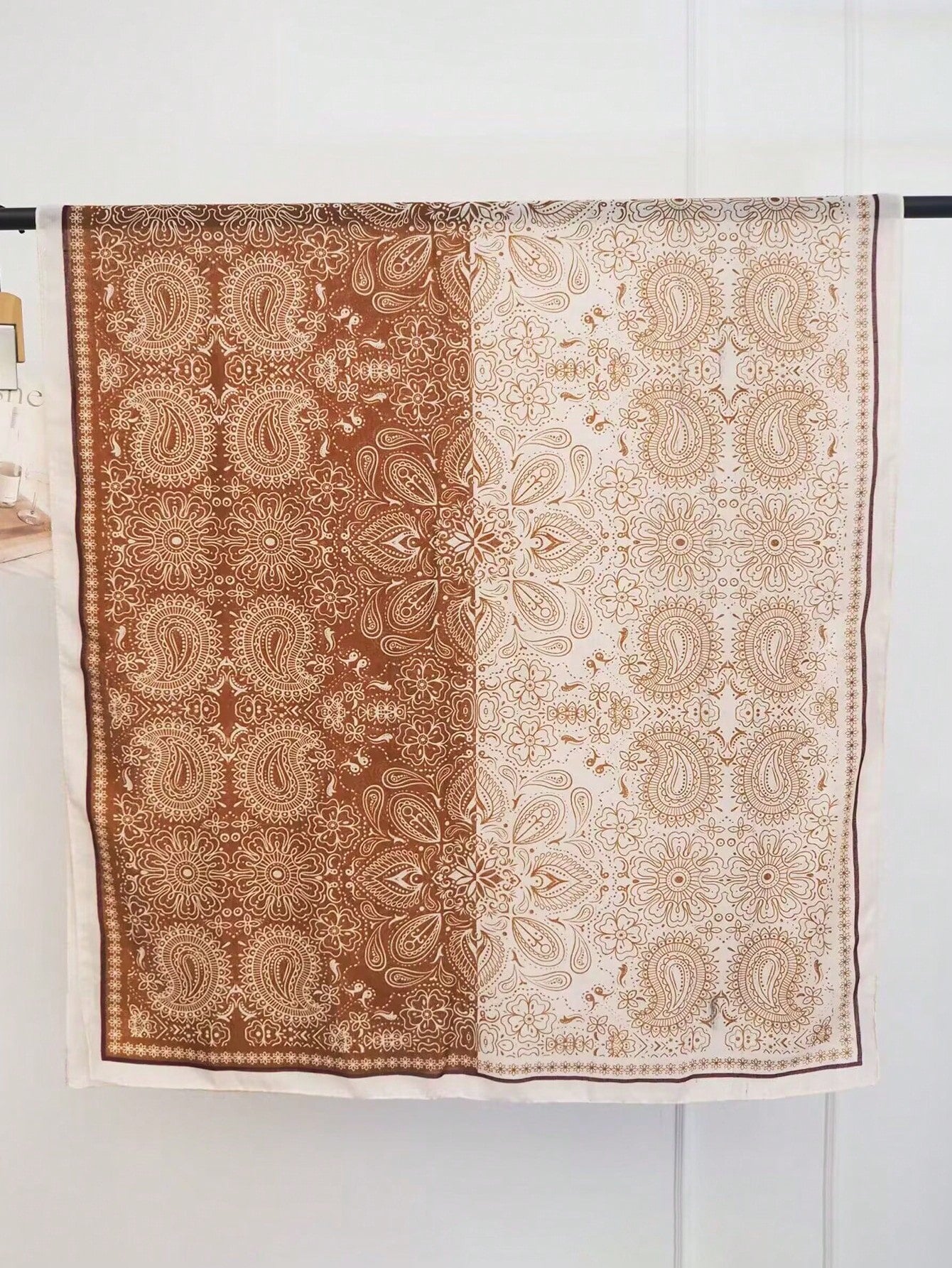 1pc Bohemian Paisley Print Scarf Shawl