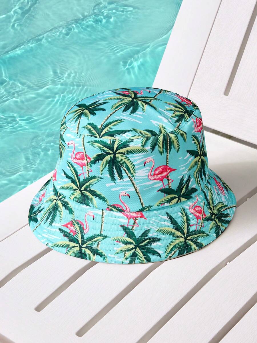 1pc Versatile Daily at Street Trivaya Embroidery Straw Hat