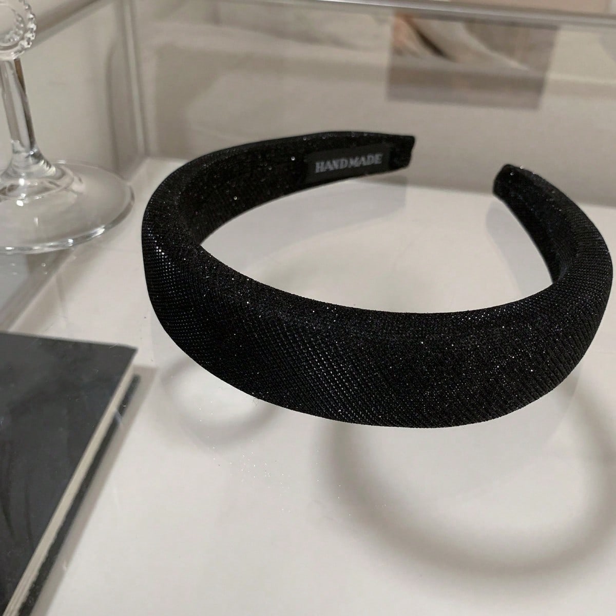 3Pcs Shiny Glitter Padded Headbands