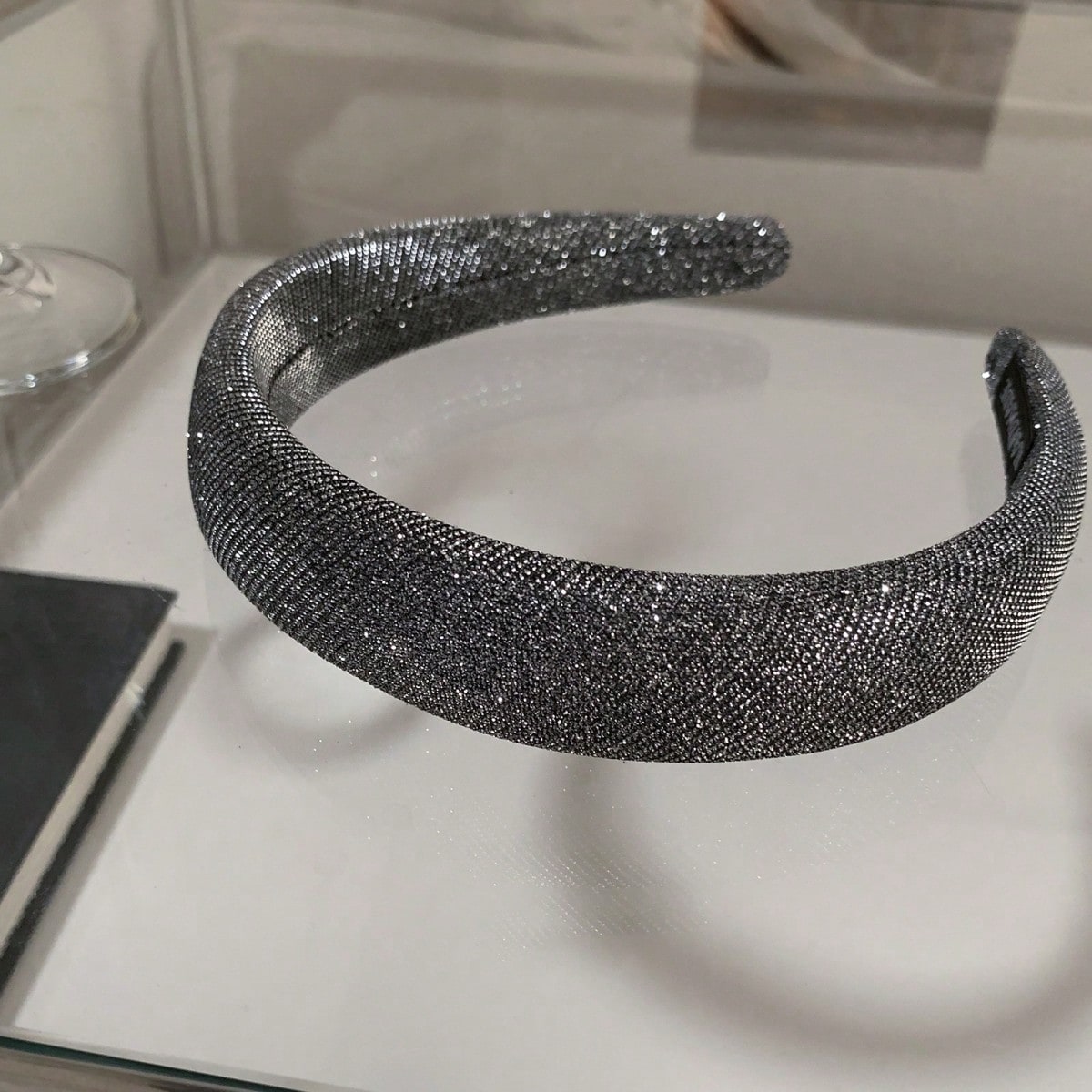 3Pcs Shiny Glitter Padded Headbands