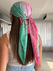 1pc Casual Bohemian Paisley Print Headscarf Bandana