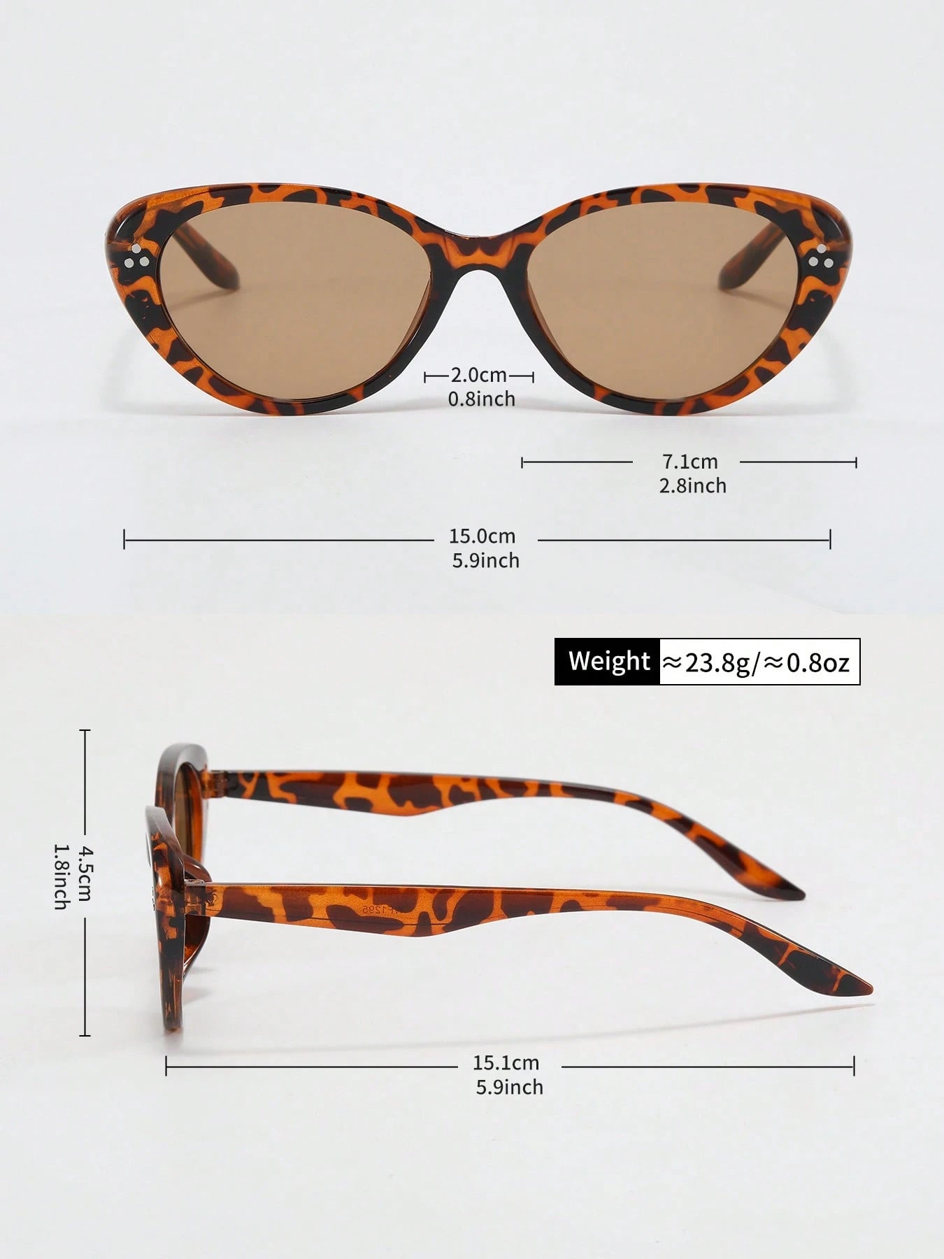 Leopard Cat Eye Fashion Sunglasses