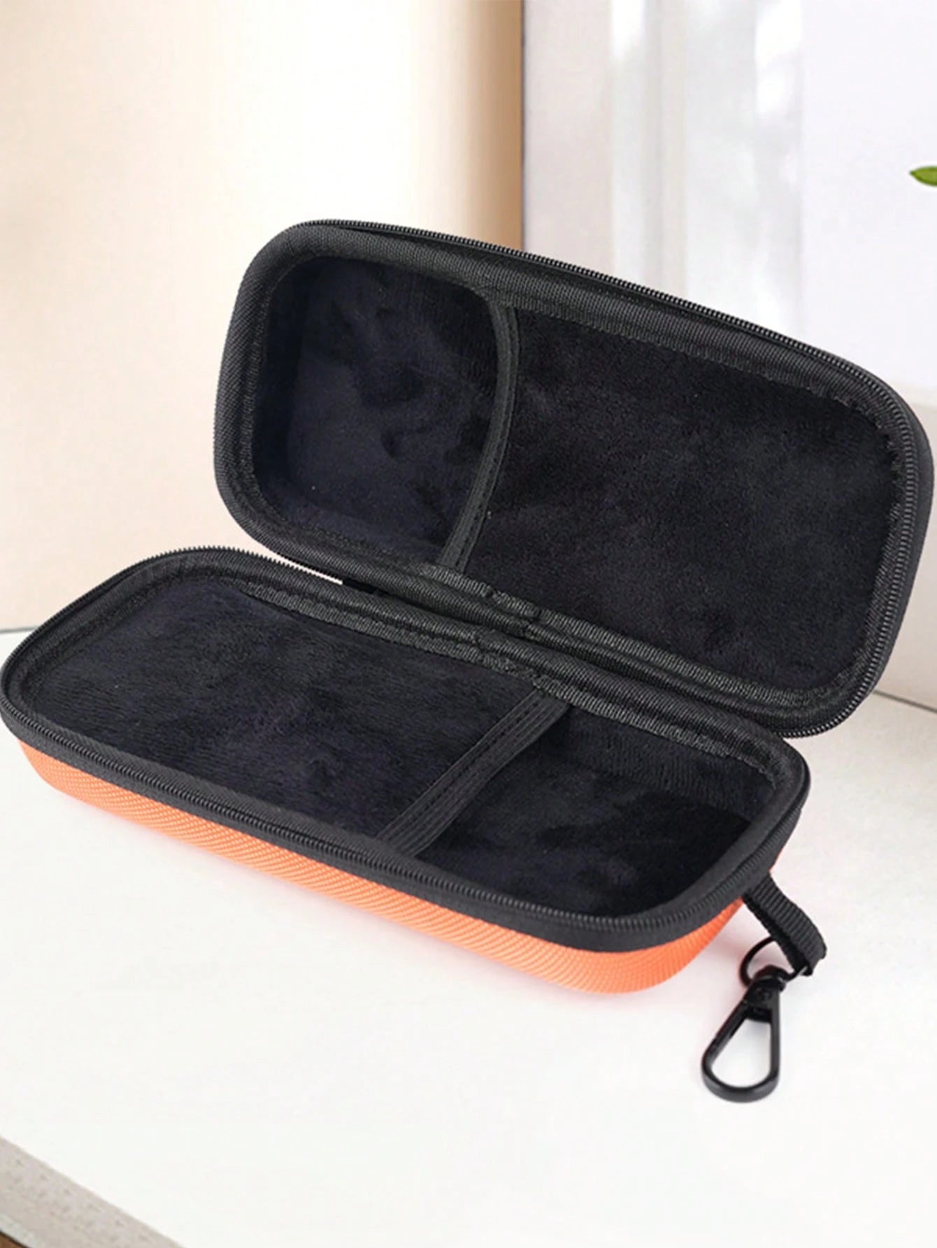 Double-Layer Zippered Sunglasses Case