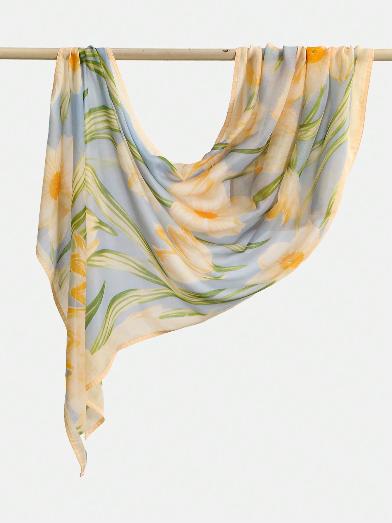 1pc Bohemian Style Floral Print Headscarf Scarf