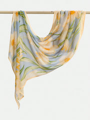 1pc Bohemian Style Floral Print Headscarf Scarf