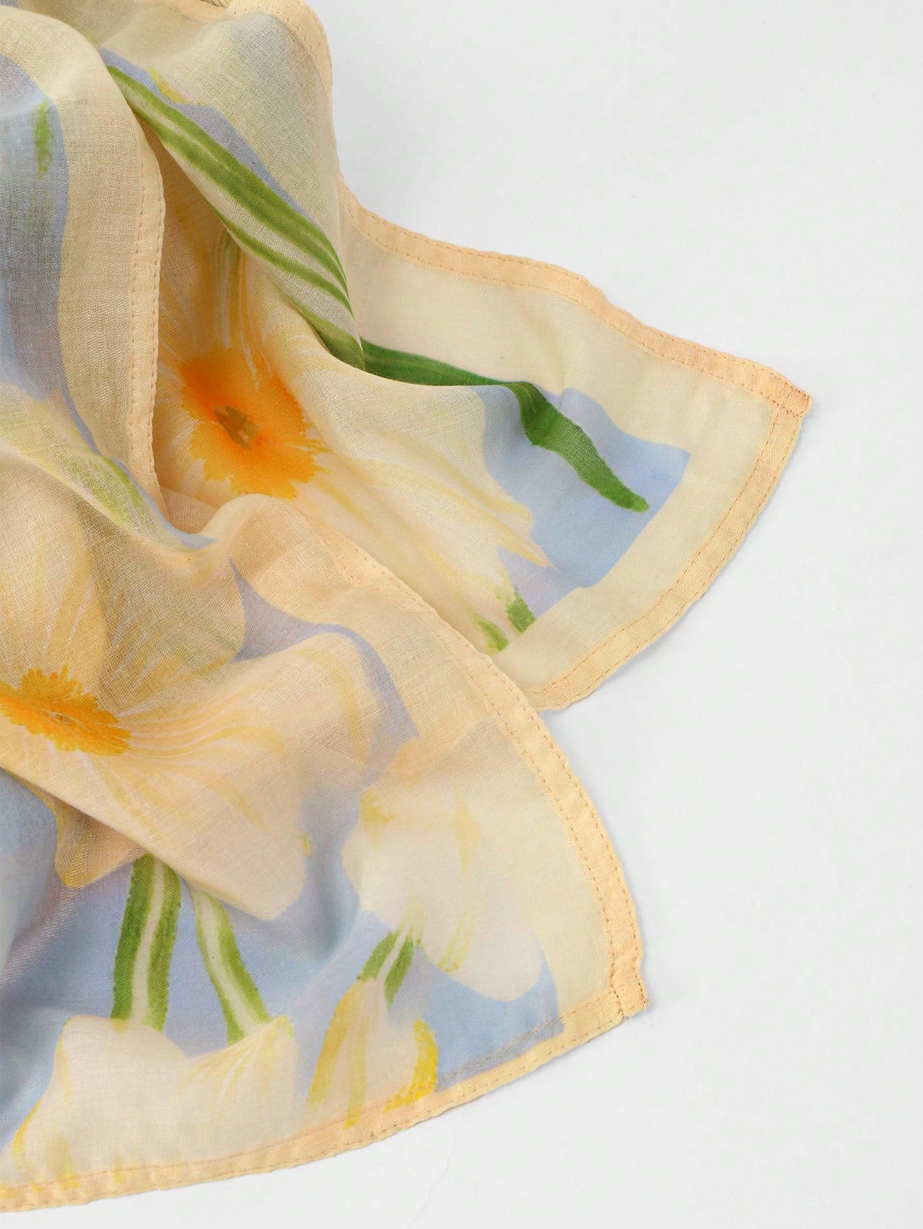 1pc Bohemian Style Floral Print Headscarf Scarf