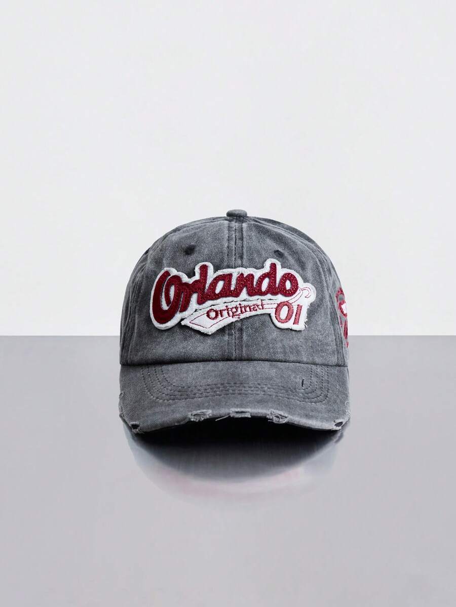 Rollcall Distressed "Orlando 01" Embroidered Baseball Cap