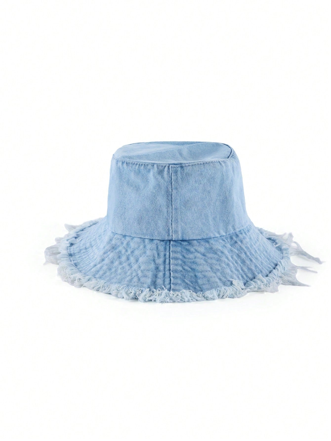 Rollcall Letter Label Frayed Brim Versatile Lightweight Bucket Hat