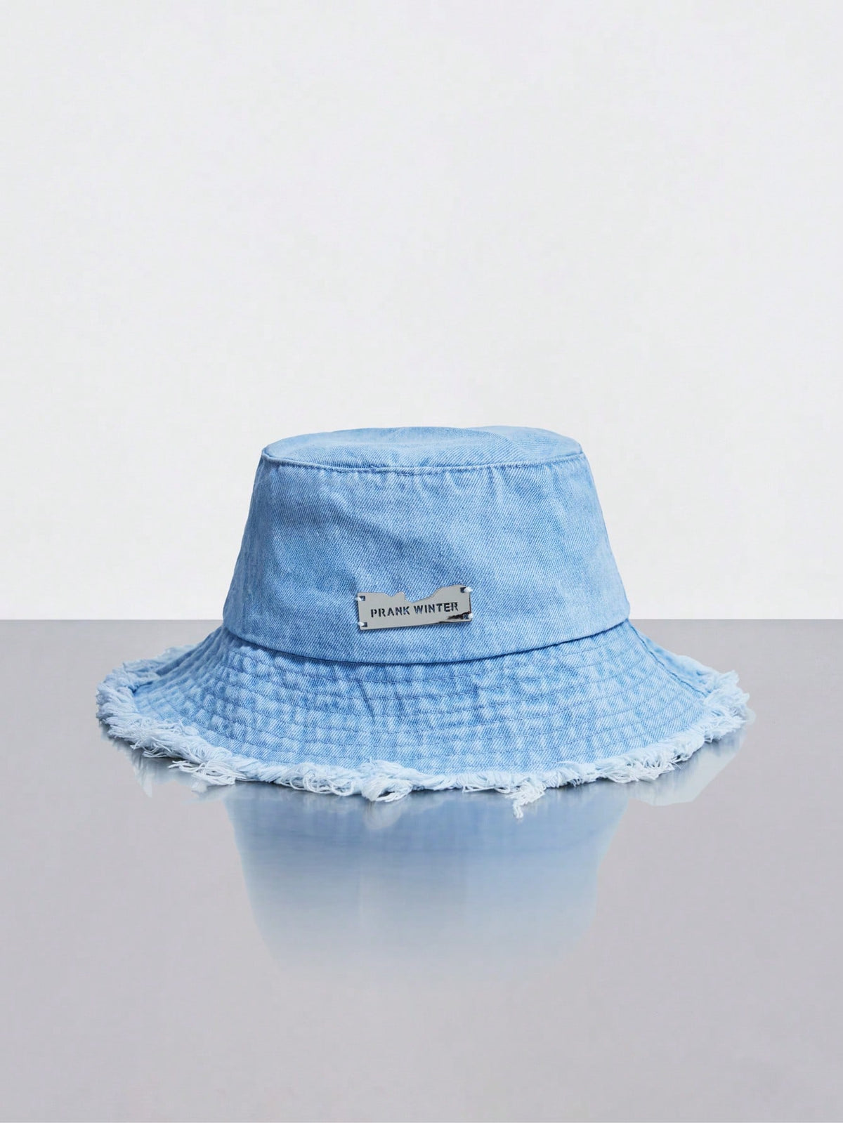 Rollcall Letter Label Frayed Brim Versatile Lightweight Bucket Hat