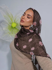 1pc Bohemian Style Printed Headscarf