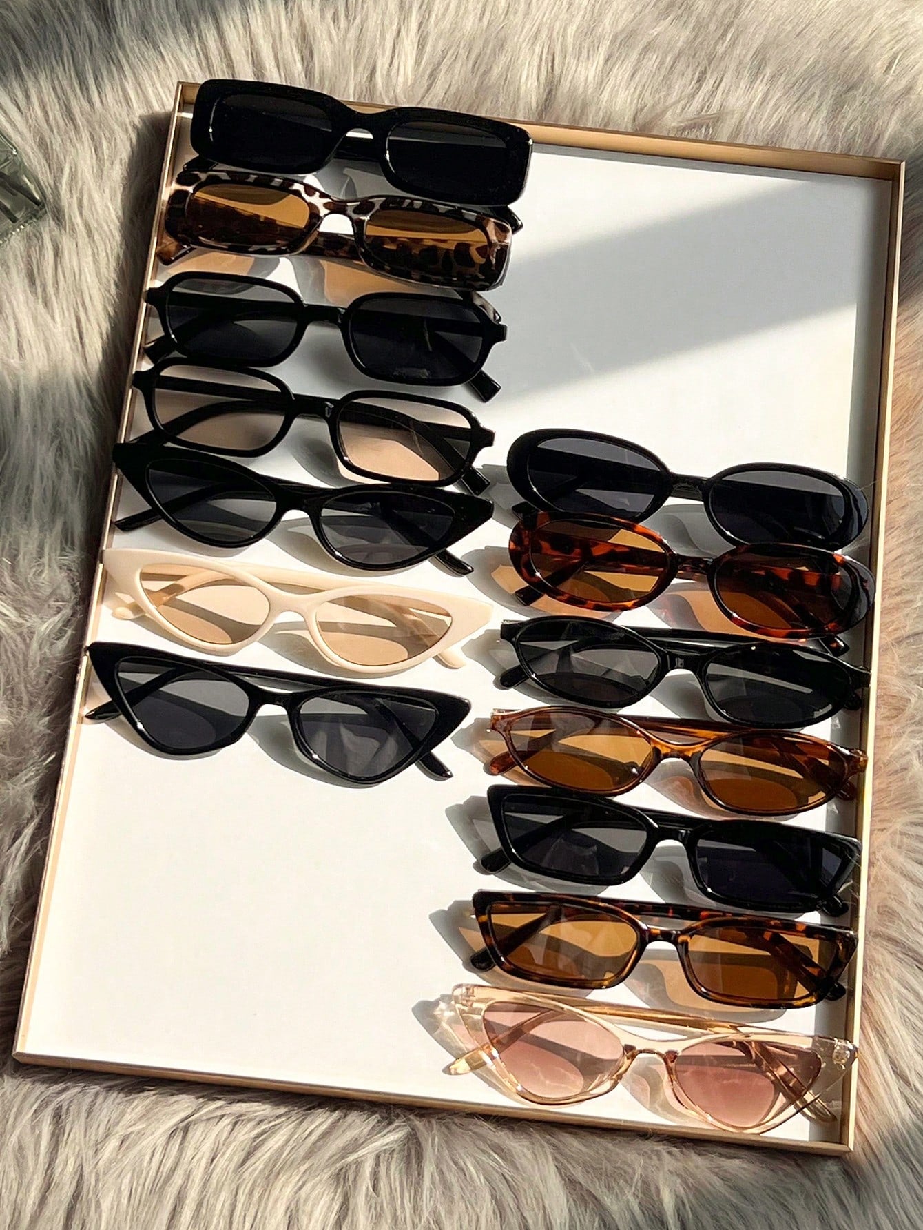 14pc Small Frame Cat Eye Sunglasses