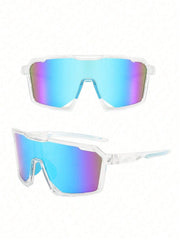 Colorful Anti UV Blue Large Glasses