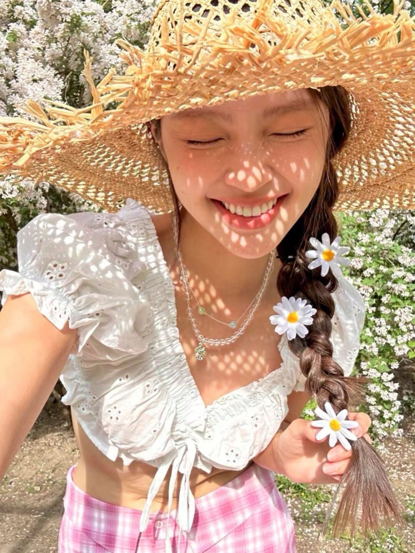 6pcs Mori Style Daisy Flower Hair Clips, Sweet Alligator Hair Clips - www.thetreasurebox.me