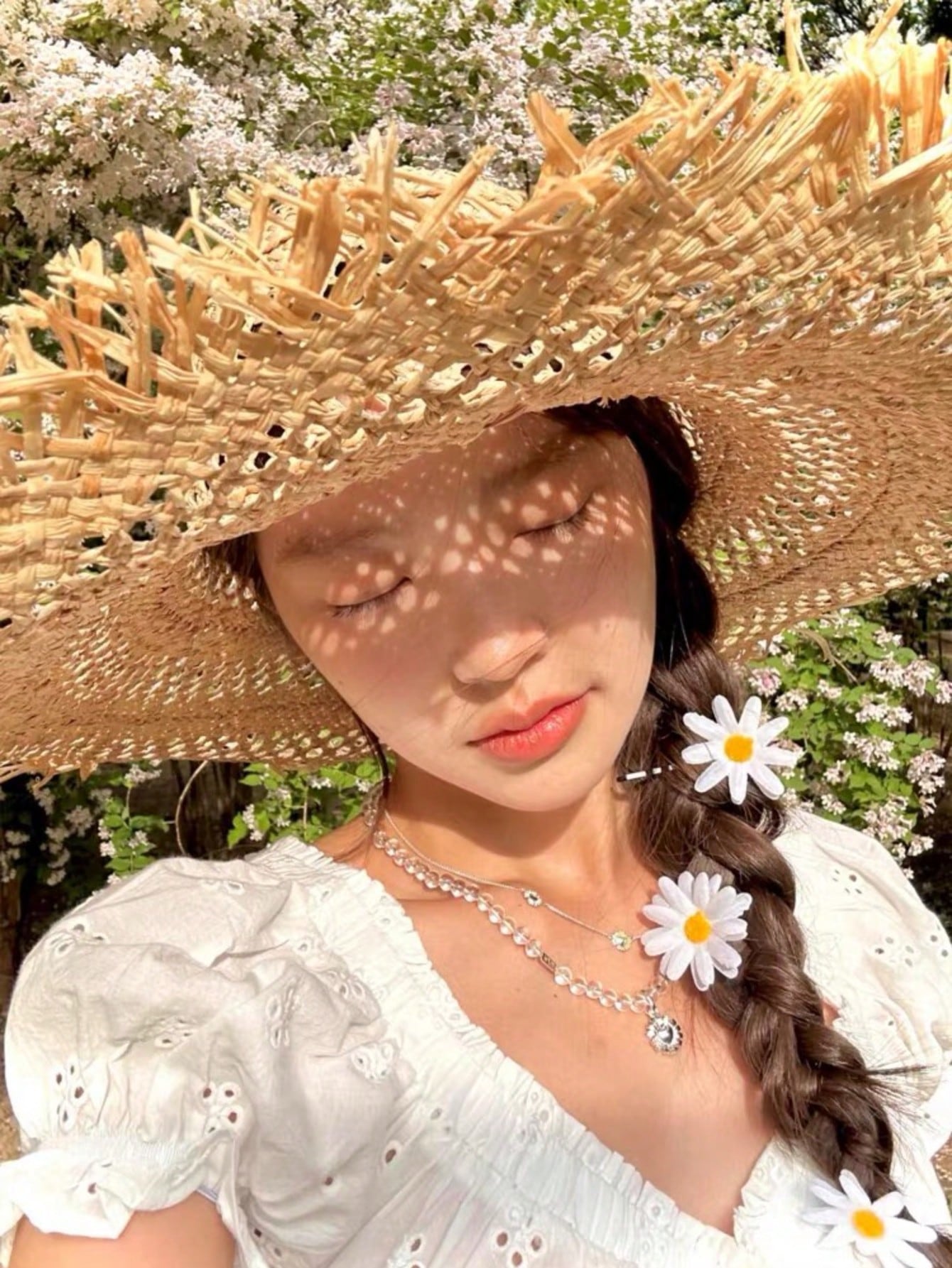 6pcs Mori Style Daisy Flower Hair Clips, Sweet Alligator Hair Clips - www.thetreasurebox.me