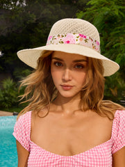 Trivaya 1pc Summer Straw Hat