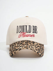 1pc I COULD BE MEANER Trucker Hat