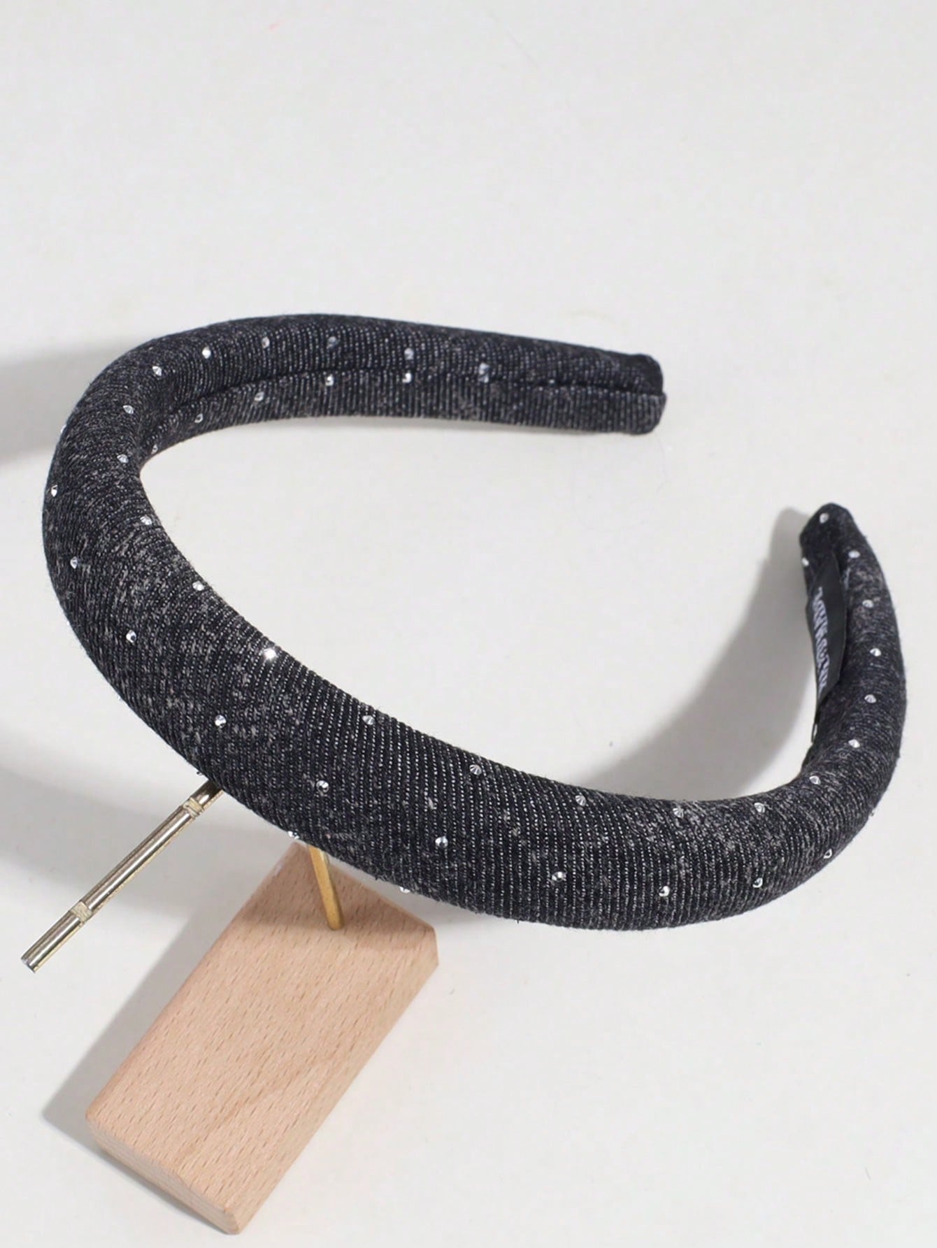 3pcs Elegant Denim Rhinestone Headbands Suitable For Daily Wear Hairband - www.thetreasurebox.me