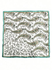 1pc Paisley Pattern Square Headscarf Bandana