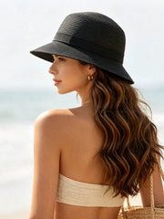 1pc Bohemian Polyester Straw Hat