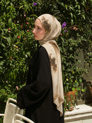 Marble Tie-Dye Hijab Scarf Wide Printed Headscarf