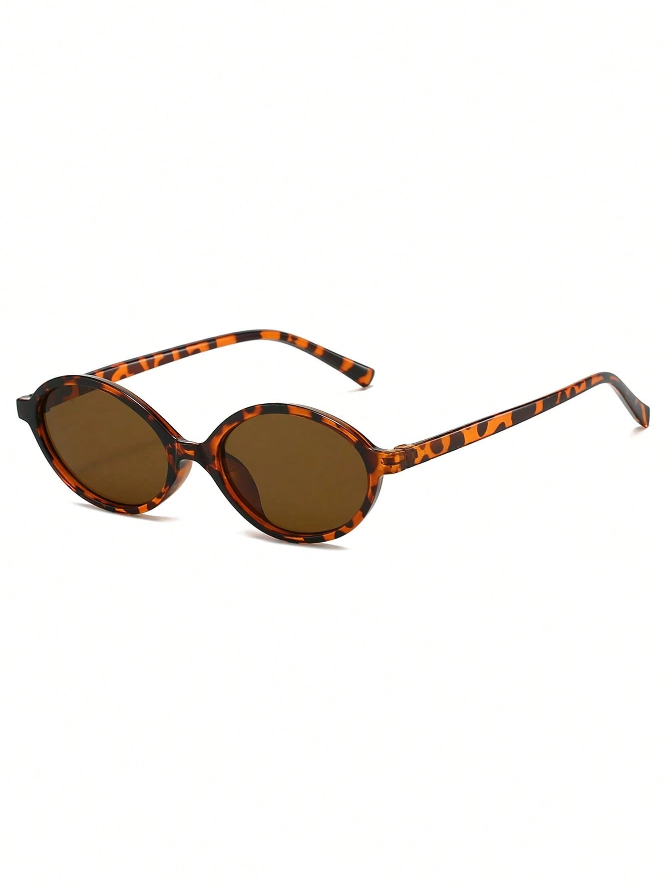 2pc Oval Retro Small Frame Sunglasses Set
