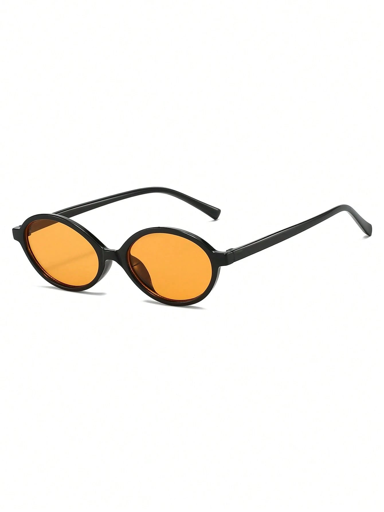 2pc Oval Vintage Small Frame Sunglasses Set