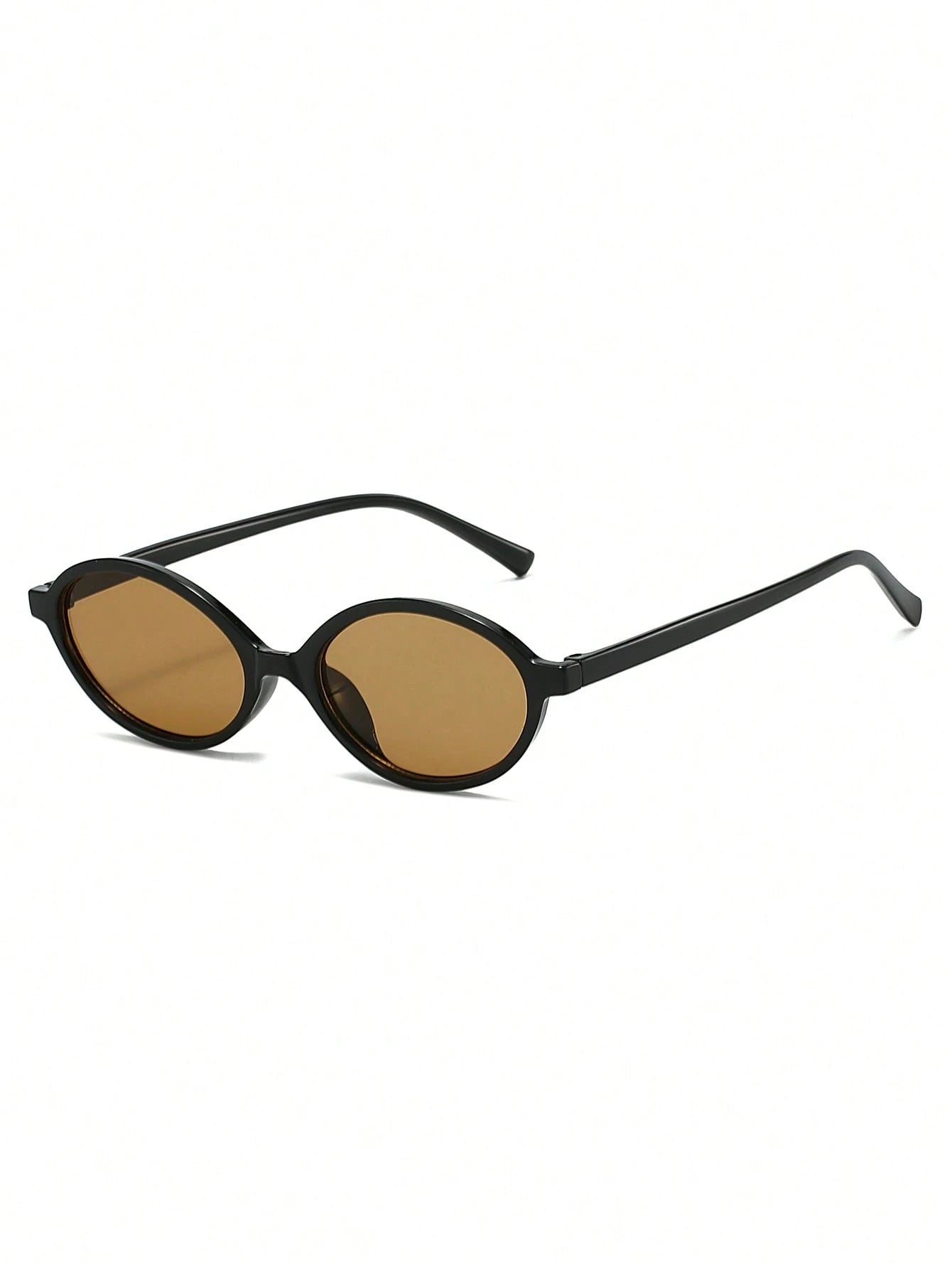 2pc Oval Vintage Small Frame Sunglasses Set
