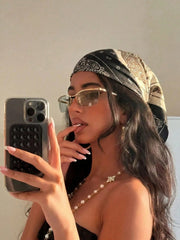 1pc Bohemian Style Paisley Print Bandana