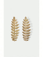2pcs Metal Leaf Side Clips - www.thetreasurebox.me