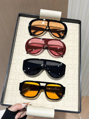 4pc Geometric Retro Sunglasses Set