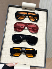 4pc Geometric Retro Sunglasses Set