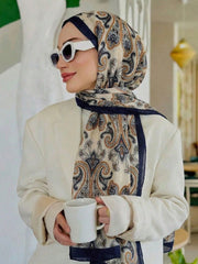 1pc Bohemian Style Paisley Print Scarf Shawl