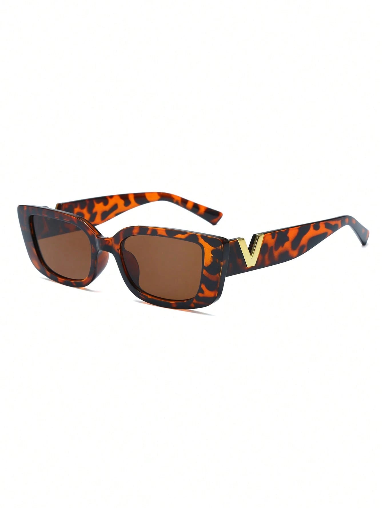 2pc Square Frame Vintage Sunglasses Set