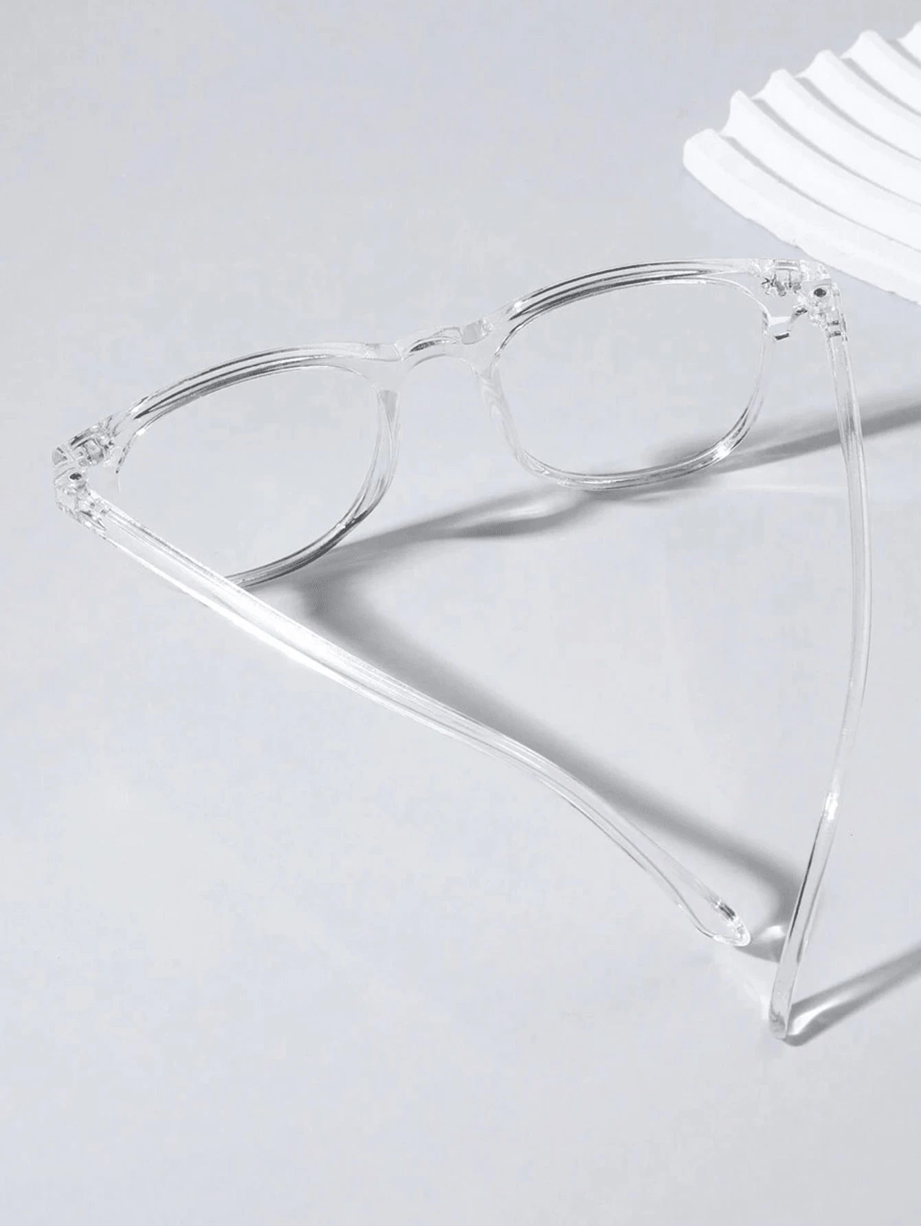 Square Acrylic Classic Plano Lens Glasses