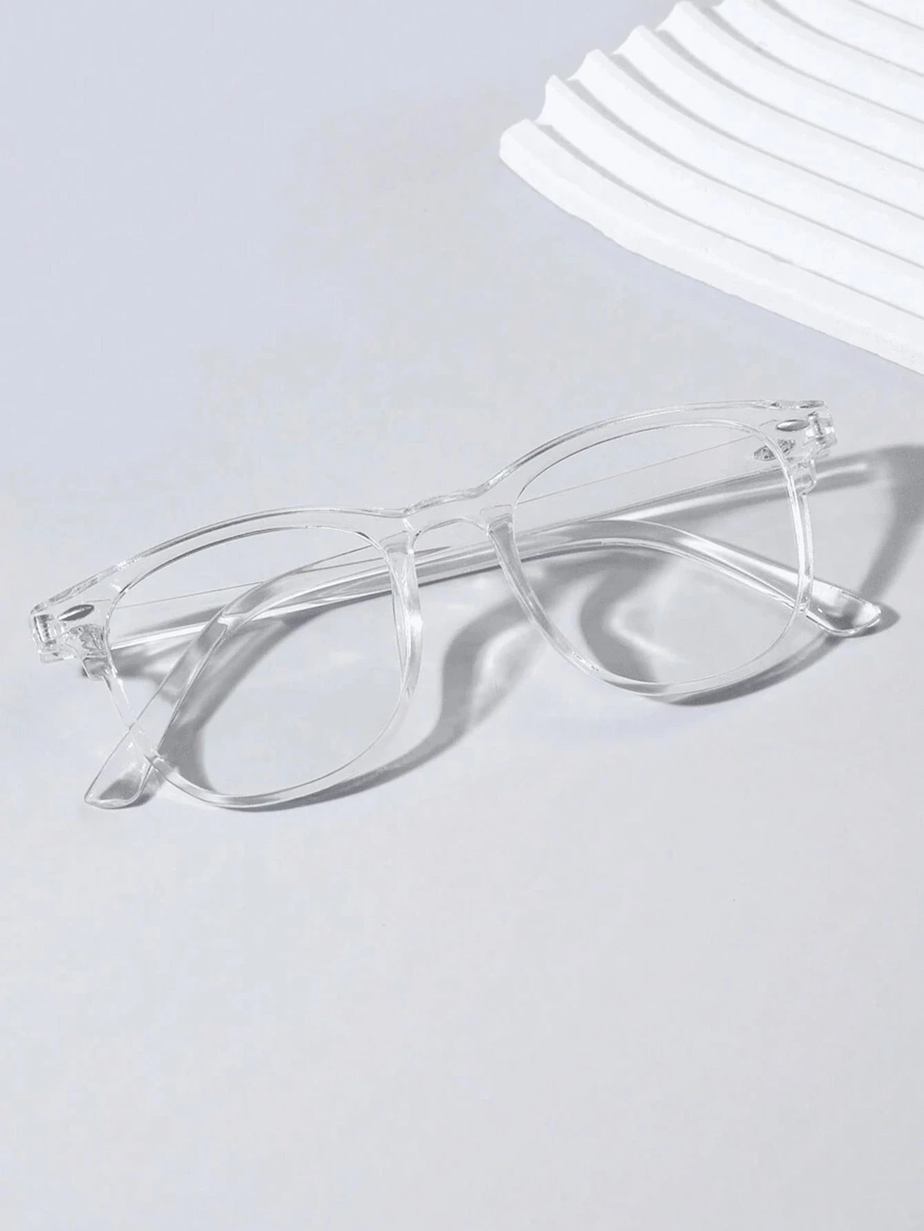 Square Acrylic Classic Plano Lens Glasses