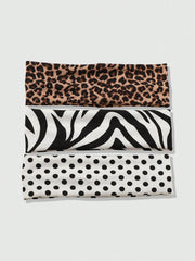 3pc Kawaii Print Elastic Sweatband Set