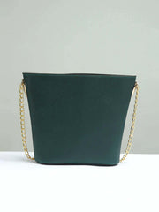 2pcs Bucket Tote Bag With Pouch - Dark Green - FD ⚡