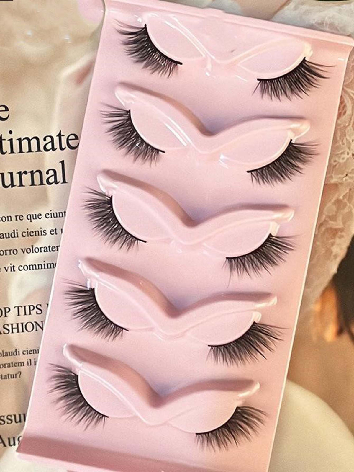 5pairs The Drama Queen Half False Eyelashes 5pairs