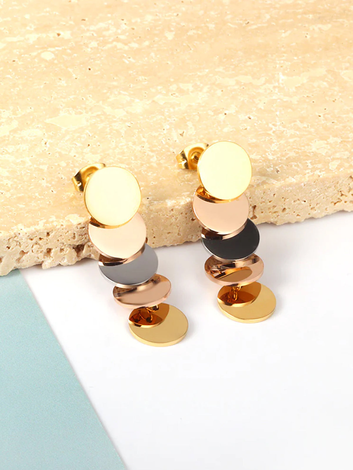 1pair Coin Tassel Drop Earrings - FD ⚡