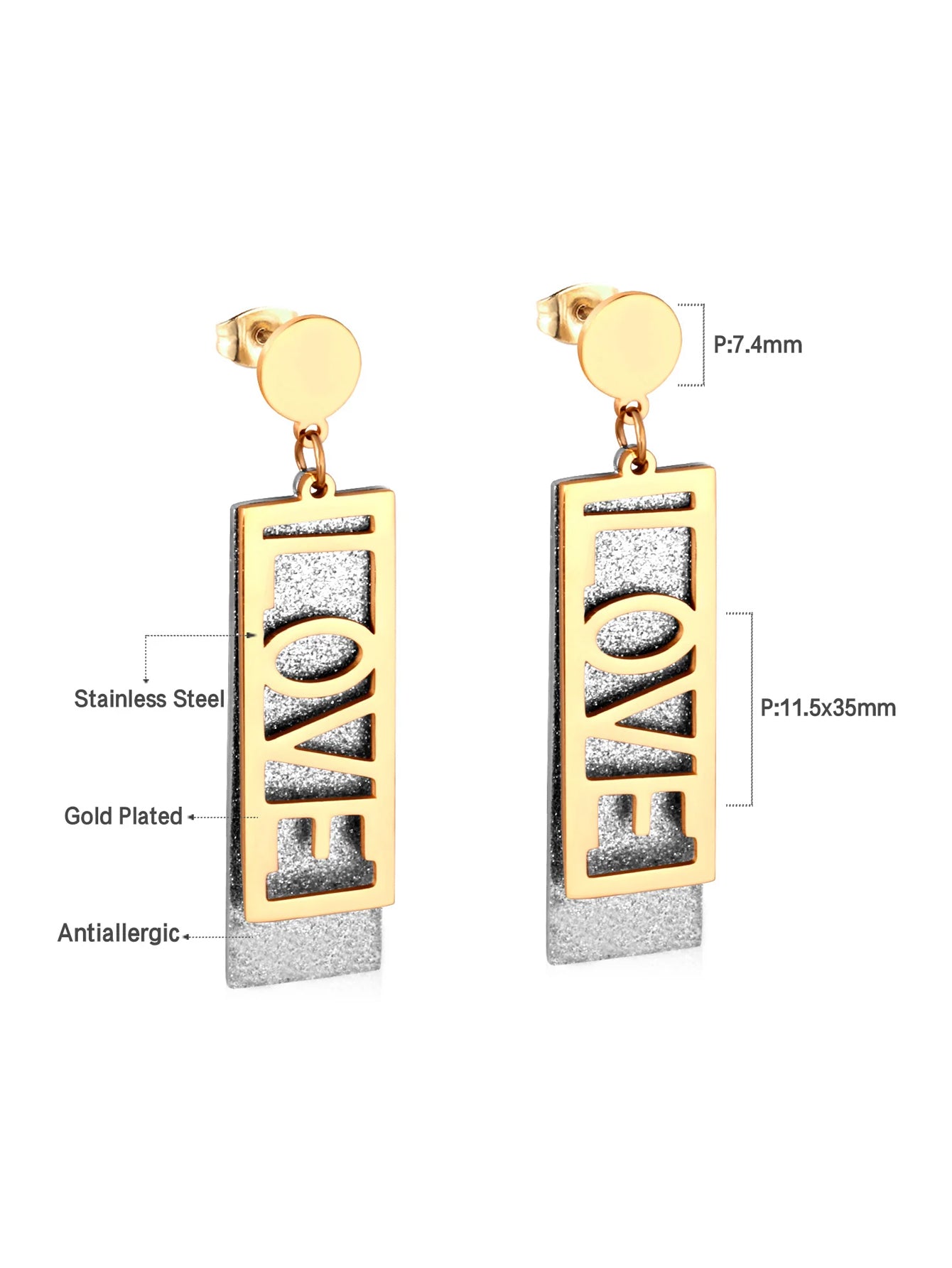 1pair Tassel Drop Earrings - FD ⚡