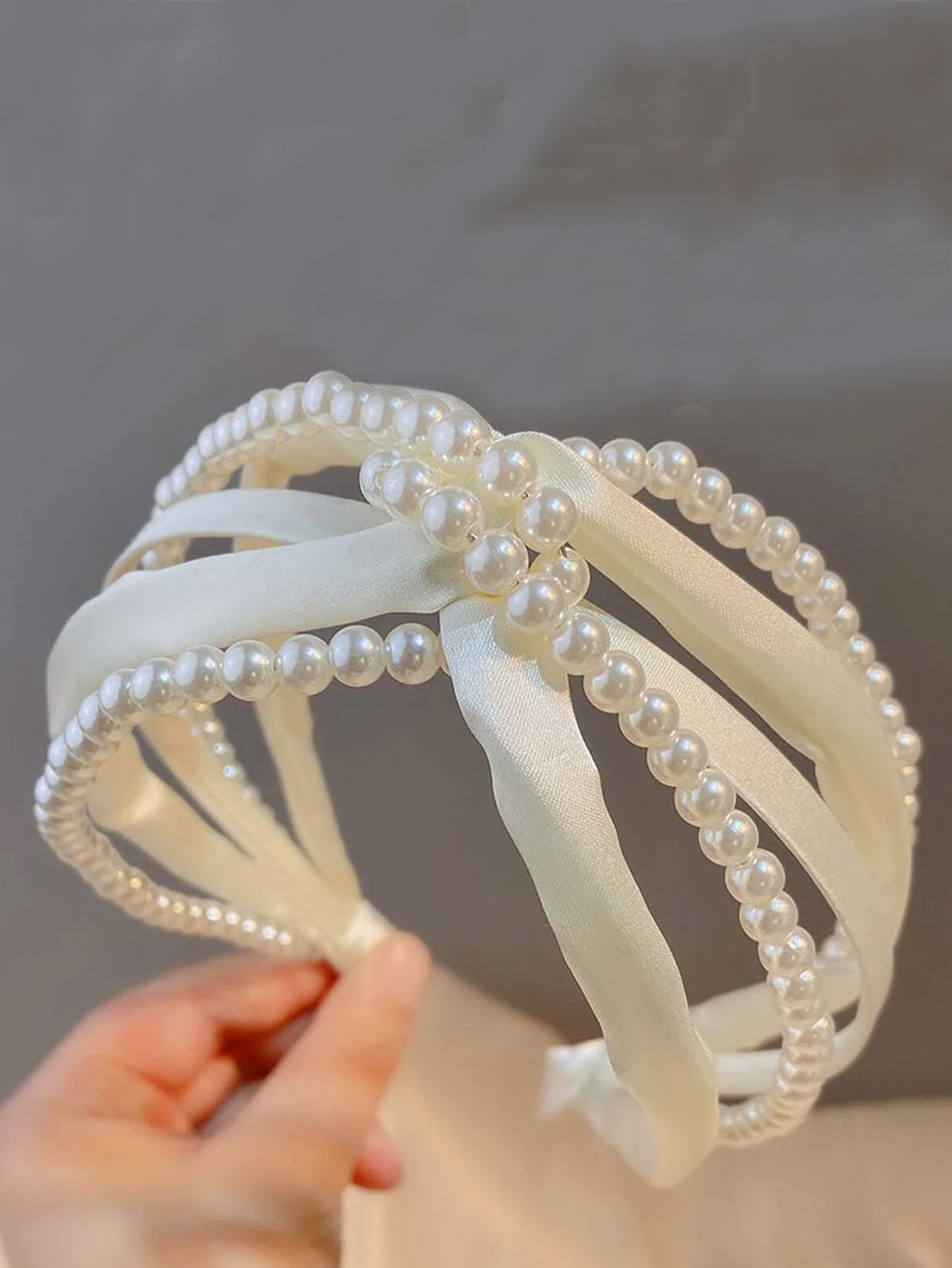1pc Pearl Knot Headband