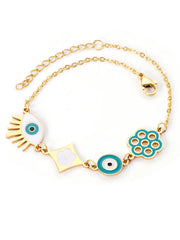 Stainless Steel Eye Chain Bracelet - FD ⚡