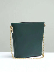 2pcs Bucket Tote Bag With Pouch - Dark Green - FD ⚡