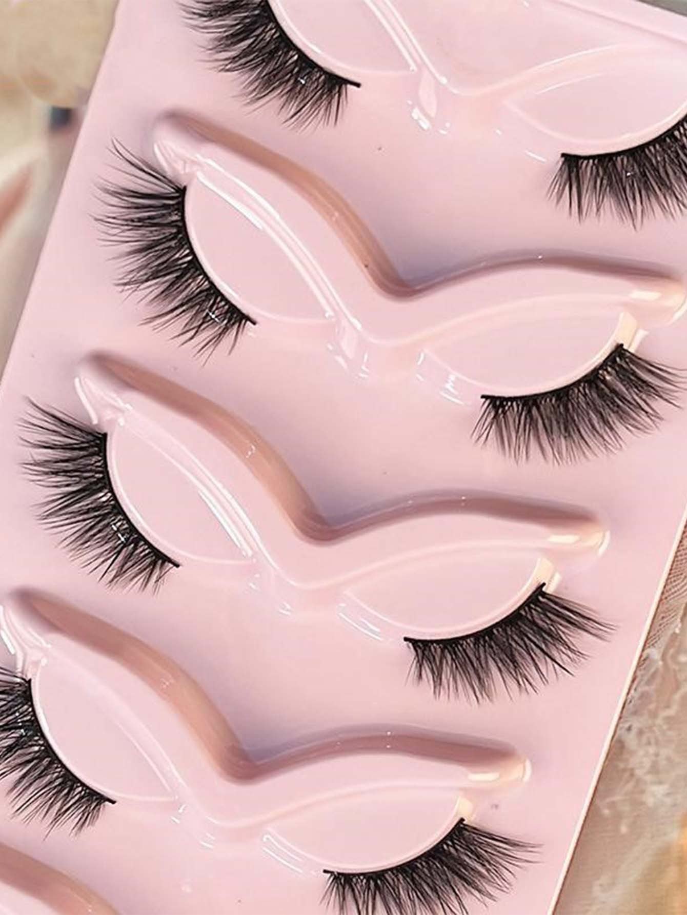 5pairs The Drama Queen Half False Eyelashes 5pairs